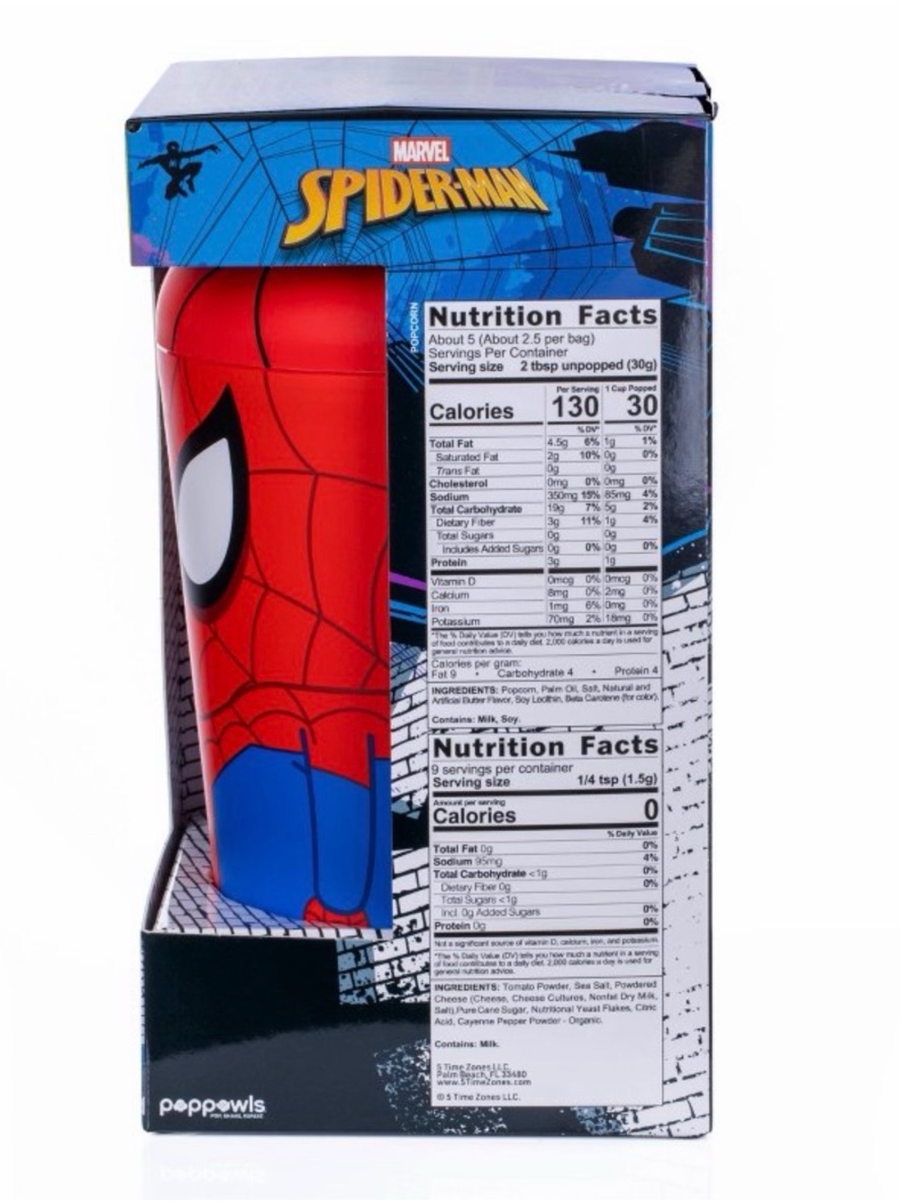 Marvel Spider-Man Red and Blue Popcorn Kit - Picture 2 of 5